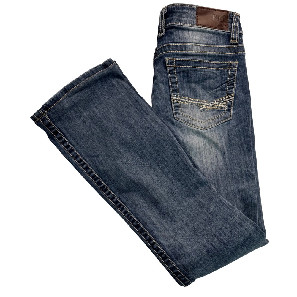 BKE Payton Bootcut Jeans Womens 26x33.5 Medium Wash Stretch Denim Low Rise